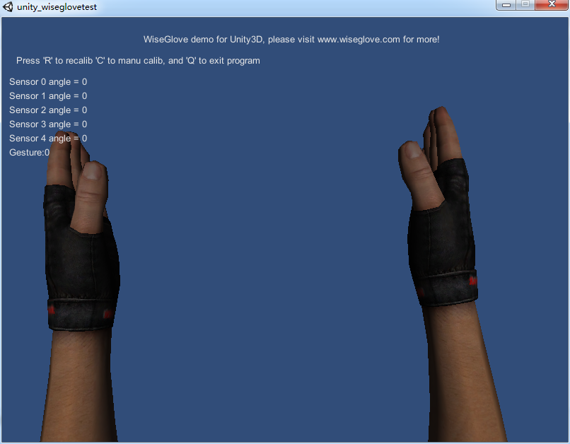 Unity3D動畫手（shǒu）捕捉綁定演示